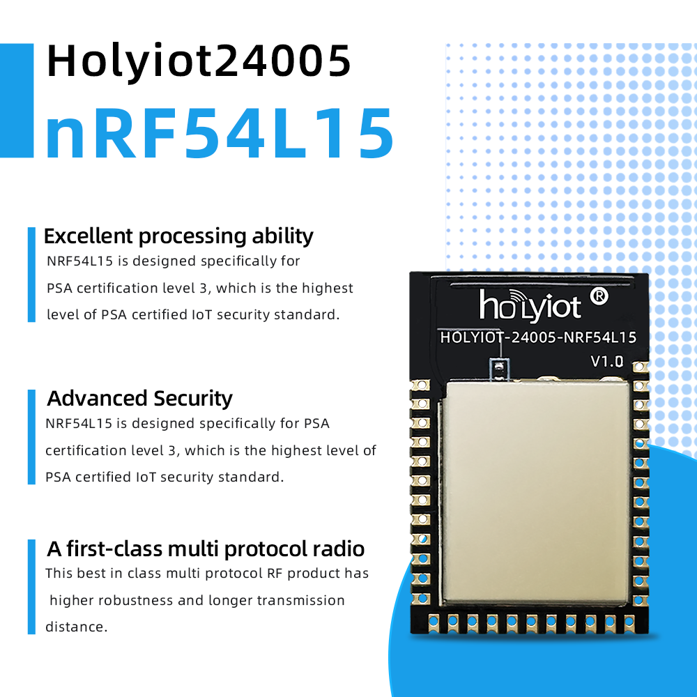 Holyiot 24005͹BLE 5.0ģNordic nRF54L15оƬ 